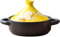 Olla Tagine Marroquí para Cocinar, Cazuela de Cerámica con 2 Asas y Tapa en Forma de Cono Olla Tajine Olla de Sopa Olla de Cocción Lenta