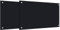 vidaXL Küchenrückwände 2 STK. Schwarz 70x60 cm Hartglas