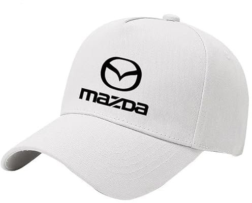 TonBE Auto Baseballcap für Mazda MX-5 2005-2015, Baumwolle Basecap Kappe Cap Verstellbare Baseball Cap Klassische Baseball Cap für Männer Frauen Zubehör,F
