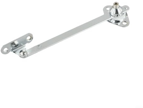 2PCS Heavy Duty Cabinet Door Flap Stay Hinges for Down Drop Lid Support and Smooth Operation (6inch)