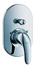 Hansgrohe 31745000 Parte Esterna Miscelatore Vasca/Doccia Focus e, Argento