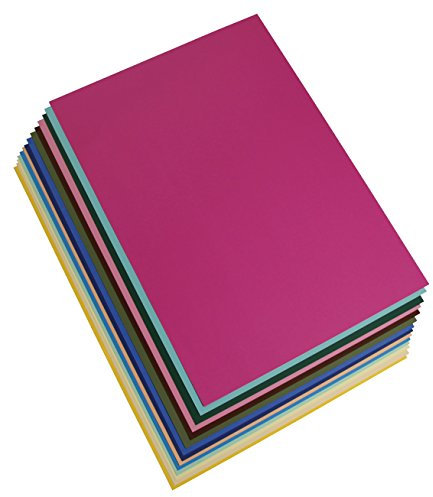 Clairefontaine 97198C Tonzeichenpapier Pack, 28 Bögen Premium, 50 x 70 cm, 120 g, sortierung, 14 farben