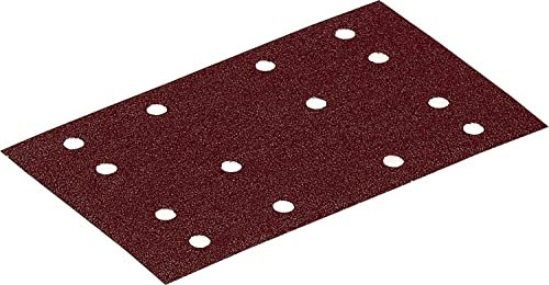 Festool 499050 STF-80x133-P120-RU2/50 Sanding Strips, red