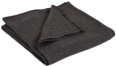 Stansport Wool Blend Camp Blankets - Gray (1243) 60 x 80