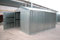 Box casetta in lamiera zincata con struttura in acciaio zincato mt. 5,97x2,60x2,11 h con porta a due ante mod. SAPILBOX