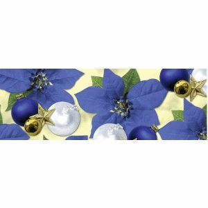 Ludwig Bähr 5 x Transparentpapier 115g/qm A4 VE=5 Blatt Weihnachtssterne blau