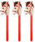 3 Stück Aufblasbares Stabpferd,Cosswe Aufblasbares Pferd Luftballon,für Weihnachten, Pferde-Motto-Geburtstagsfeier, Dekoration, Party-Geschenk-Requisiten