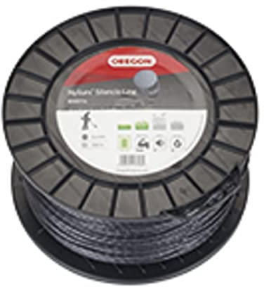 Oregon Nylium Silencio - Fil de Coupe Rond en Nylon de Rechange pour coupe bordure à batterie, Diamètre 2,7 mm, Bobine de 140 m (800016)
