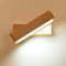 Applique Murale LED 20W en Bois - Lampe Rotative Blanc Chaud pour Chambre et Salon