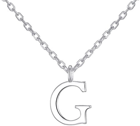 Philip Jones Sterling Silver Initial G Necklace