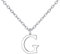 Philip Jones Sterling Silver Initial G Necklace