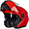 ILM Motorradhelm Klapphelm Integralhelm Doppelvisier ECE22.06 Modell 159,Red,M