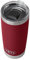 YETI Rambler 20 oz Tumbler, Stainless Steel, Vacuum Insulated with MagSlider Lid, Harvest Red