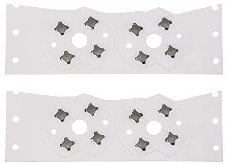 OTOTEC 4 Piezas Controlador D-Pad Conductor de Metal Cúpula Película Reemplazo Conductor D-Pad Botón Controlador Pieza de Reparación Compatible con X-box One