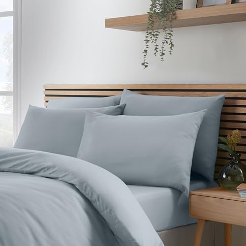 Catherine Lansfield So Soft Non-Iron Standard Pillowcase 4 Pack Slate Grey