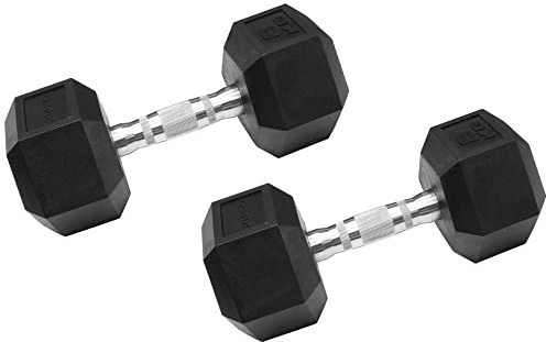 OnWay Poly Premium HEX-Hantel 2er Set schwarz OW1500-8k für Fitness und Krafttraining Hantel in Größe 2 x 8 kg