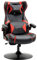 Vinsetto Gaming Stuhl mit Wippen- und Schkelfunktion, ergonomischer Computerstuhl, höhenverstellbar, drehbar Schreibtischstuhl mit Lautsprecher, bis 120 kg belastbar, Schwarz+Rot
