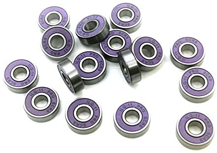 ZAAHH Kugellager ILQ-11 608-2rs Inline-Skate, 8 x 22 x 7 mm, Longboard-Skateboard-Kugellager 608, 16 Stück