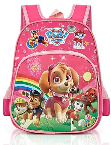 yumcute Paw Dog Kinderrucksäcke, Paw Dog Rucksack Kindergarten Mädchen, Kindergartenrucksack für Jungen von 3 4 5 Jahren, Mädchen Rucksack - 31cm x 25cm x 11cm