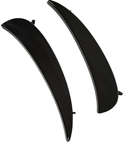 Blende Stoßfänger Vorn, Links Rechts Nebelgitter Luftausströmer Canard Schwarz Glänzend 213 885 6306 für E‑Klasse W213 C238 AMG Line Facelift