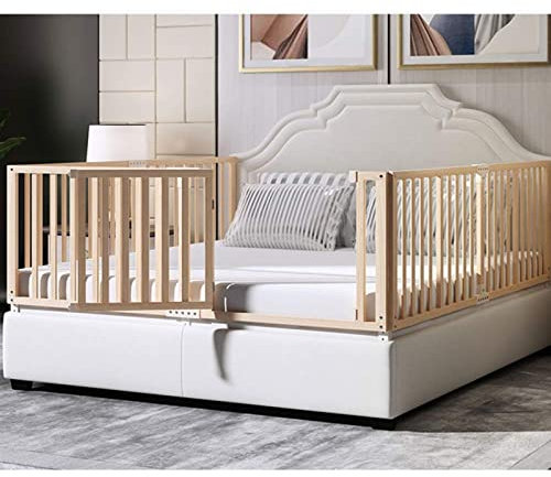 Bettgitter, Möbel, Bettgitter Aus Holz, Bettgitter Aus Holz, King-Size-Bett, Universal-Bettzaun, Baby-Fallschutzstange, Bettgitter Aus Holz, Schlafschutz Für Babys, Einfach Zu Montieren,A,200cm