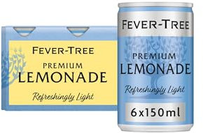 Fever-Tree Light Premium Lemonade 6x150ml (Pack of 4, Total 24 Cans)