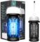 Oziral Mosquitera eléctrica 2 en 1 con lámpara LED para Mosquitos, 20 W, 4000 V, lámpara antimosquitos, 360° UV, sin sustancias químicas, para Dormitorio y Exterior, Trampa eléctrica para Insectos