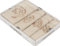 Stoffservietten, Leinenservietten, Dinnerservietten, Stoffservietten, 4er-Set, Naturleinen, Servietten, Stoffservietten, Leinen-Baumwolle, Hohlsaumservietten, 45,7 x 45,7 cm