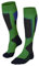 FALKE Herren Skisocken SK4 Advanced M Kh Wolle Funktionsmaterial warm dünn 1 Paar, Grün Grass Green 7014-O, 44-45
