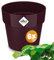 Gardebruk® 6X Pot de Fleurs b.for Original Mûre 30x27 cm Rond Cache-Pot Pot de Fleurs Pot de Plantes Plastique Balcon
