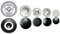 Beko - Kit 5 bruciatori Originali completi di piattelli spartifiamma smaltati neri opachi 4 fuochi + tripla corona per cucina piano cottura 5 fuochi - BK03