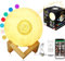 3D Mond lampe Muslim Wireless Bluetooth Lautsprecher Smart Touch Quran Mondlicht Nachtlicht 7 Farben LED Mondlampe mit Fernbedienung (3D Mond lampe)