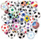 120 Autocollants De Football, Autocollants De Réunion Sportive, Autocollants De Football Scrapbook, Autocollants De Football Coupe D'Eau, Autocollants De Football Décoratifs