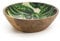 woodluv Fruit Bowl 25cm, Wooden Salad Bowl, Bread Basket, Fruit Basket for Kitchen or Table Centrepiece Decoration,Serving Bowl
