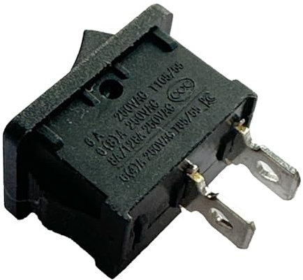 LECI RS601 Interrupteur à bascule 2 broches 2 positions 6A/125A 250VAC