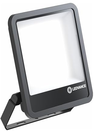 Ledvance LED-Strahler, Aluminium, Schwarz, 167 W, 25000 lm, 100D – 840 Kaltweiß | IP66 – symmetrisch