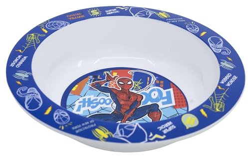 Cuenco infantil reutilizable apto para microondas de Spiderman