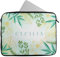 Personalised Any Name Floral Design Laptop Case Sleeve Tablet Bag Gift Chromebook 219 (14-15 inch)