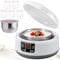 1200 ml Yogurt Maker, Adjustable Time and Temperature, Probiotic Yogurt Maker with 5 Jars, Multi-Function Yoghurt Maker with Led Display & Timer, for Make Yogurt/natto/Rice Wine
