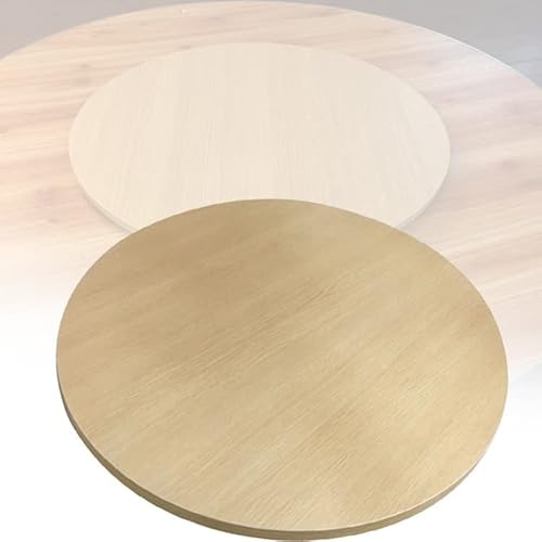 Drehbares Serviertablett – 80 cm runde Tischplatte aus Holz – 360° runder Teller für Esstisch – perfekt für Partys und Versammlungen