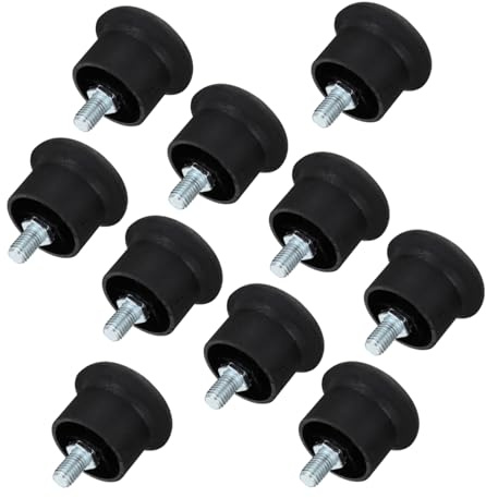 TOGEVAL 10 Piezas Protector para Patas de Silla de Oficina Unidades Tacos Fijos Antideslizantes para de Madera Accesorios para Sillas sin Ruedas Tapones Resistentes y Estables
