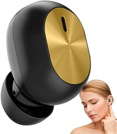 Generisch Single Wireless Headset | Unsichtbares Handy Wireless Ohrhörer | 9x1.4cm Mini -Ohrhörer | Compact Small In-Ear Earbud Secure Fit | Für Smartphones, Fahren und Hörbuch zuhören