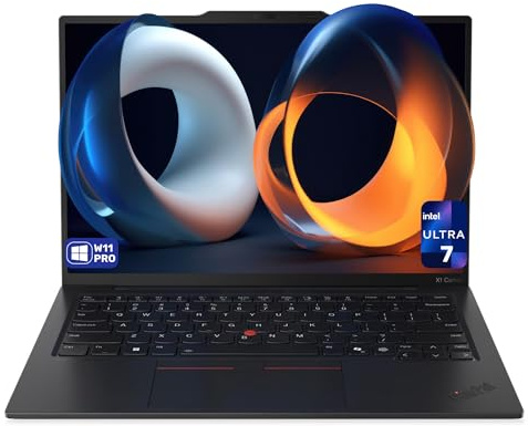 Lenovo Thinkpad X1 Carbon Gen 13 Aura Edition Laptop, Intel Ultra 7-265U, 32 GB LPDDR5x RAM, 4 TB PCIe SSD, 14 WUXGA (1920x1200) Display, Integrated Intel Graphics, Backlit Keyboard, W11 Pro, Black
