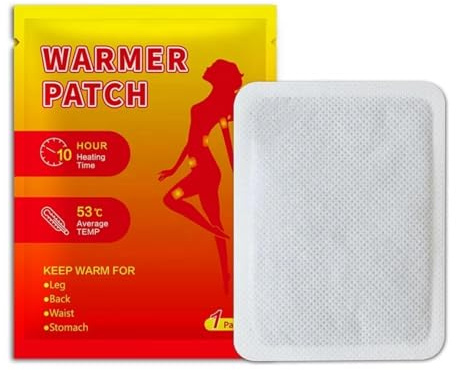 Wärmepflaster Rücken, Nacken und Schulter – 10h wohlige Tiefenwärme, Rückenwärmer – Körperwärmer selbstklebend und luftaktiviert - 10 Stück