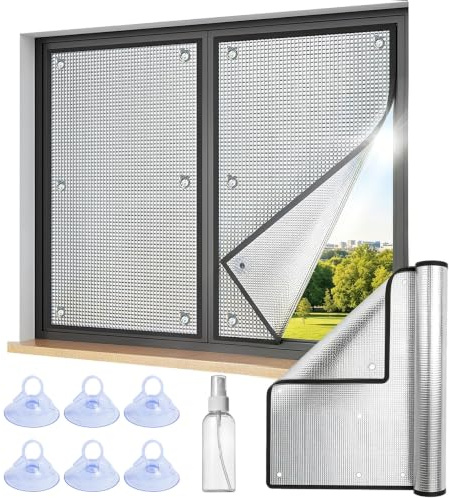 Heat Reflective Window Film Blackout Thermal Insulation, 8mm