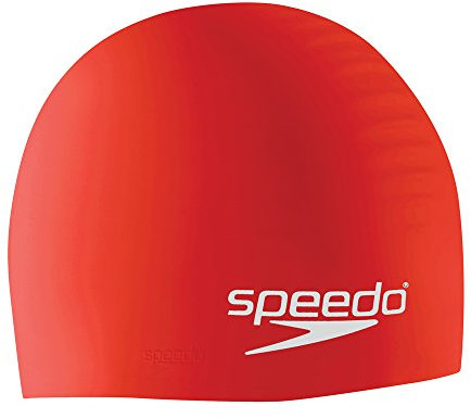 Speedo Gorros de natación Unisex de Silicona, Speedo Red, Talla única Reino Unido