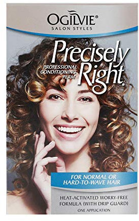 Precisely Right Professional Conditioning Perm For Normal Hair by Ogilvie Salon Styles, 1 Application Treatment