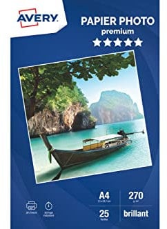 Avery 2739 Fotopapier glänzend A4 270 g/m² 25 Blatt