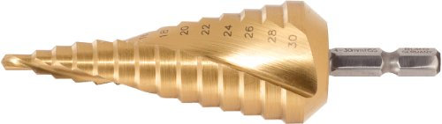 KS Tools 330.2357 HSS-TiN Stufenbohrer,Ø 6-25mm, 7 Stufen