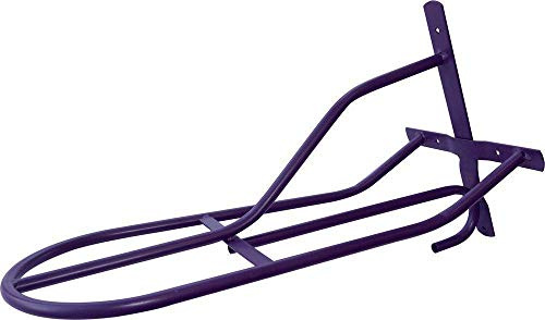 White Horse Equestrian Saddle Rack Purple